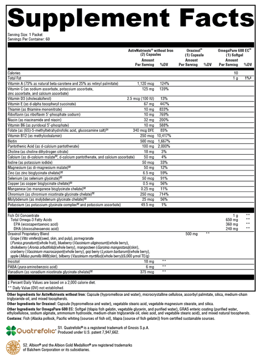 ActivEssentials™ 60 Packets Supplement Facts
