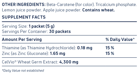 spermidineLIFE®  PRO+ 30 Packets Supplement Facts