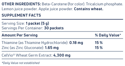 spermidineLIFE®  PRO+ 30 Packets Supplement Facts