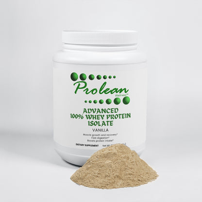 Prolean Whey Protein Isolate Vanilla - Product Display