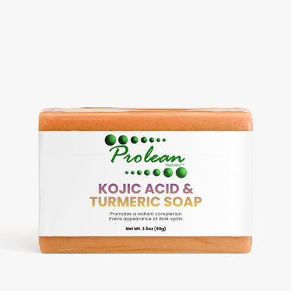 Prolean Kojic Acid Turmeric Soap - Front