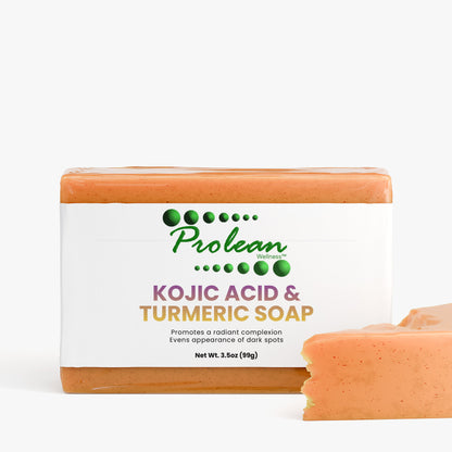 Prolean Kojic Acid Turmeric Soap - Product Display