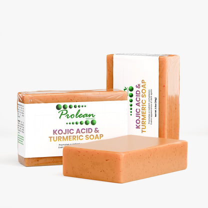 Prolean Kojic Acid Turmeric Soap - Multi Product Display