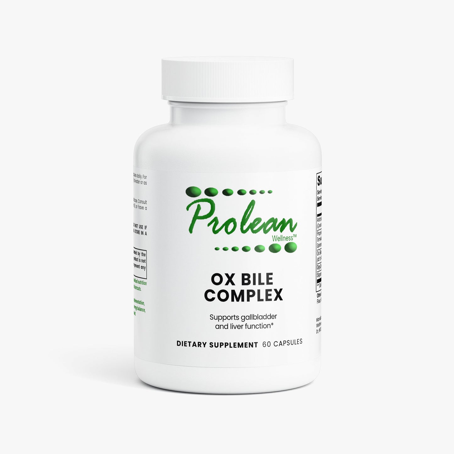 Prolean Ox Bile Complex - Front