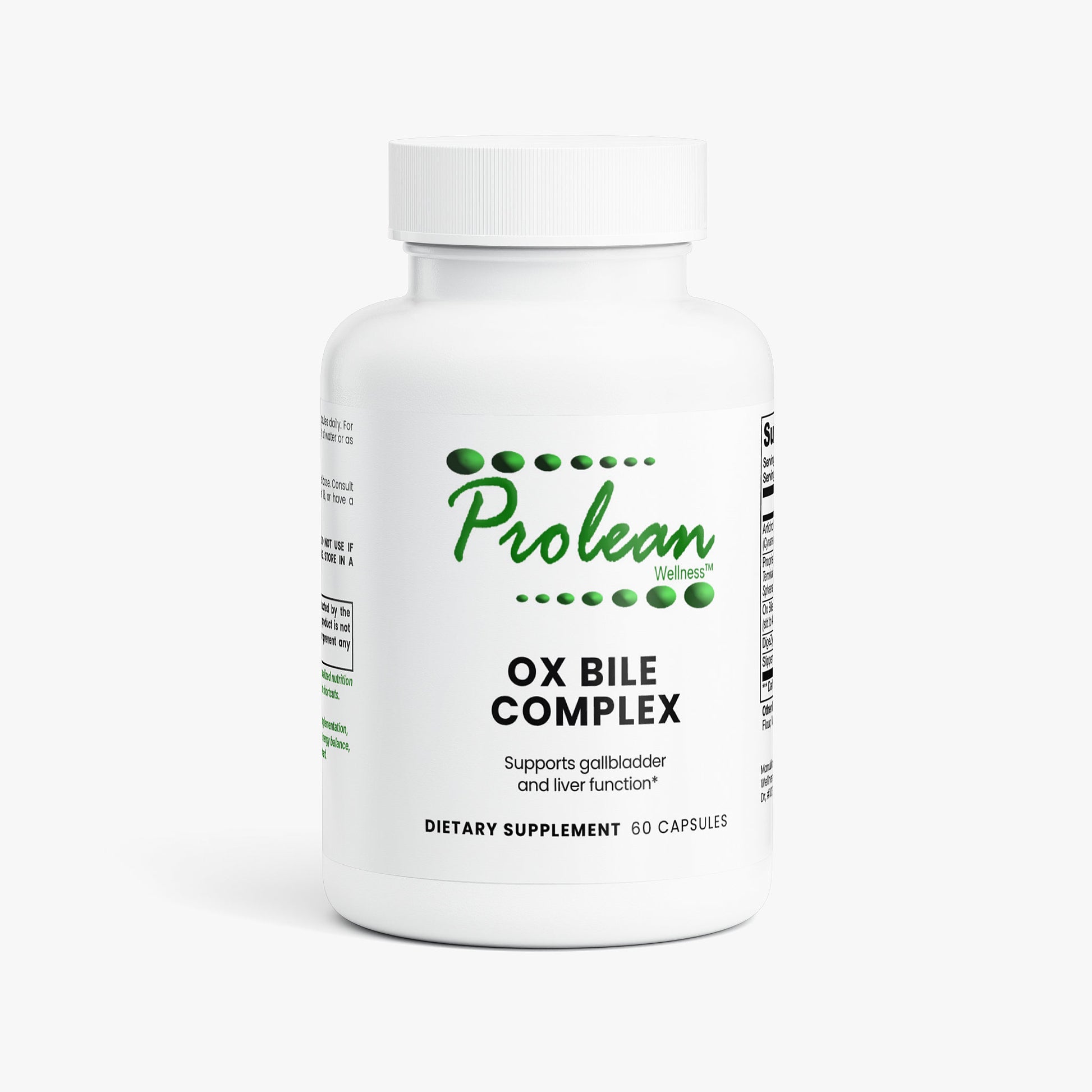 Prolean Ox Bile Complex - Front