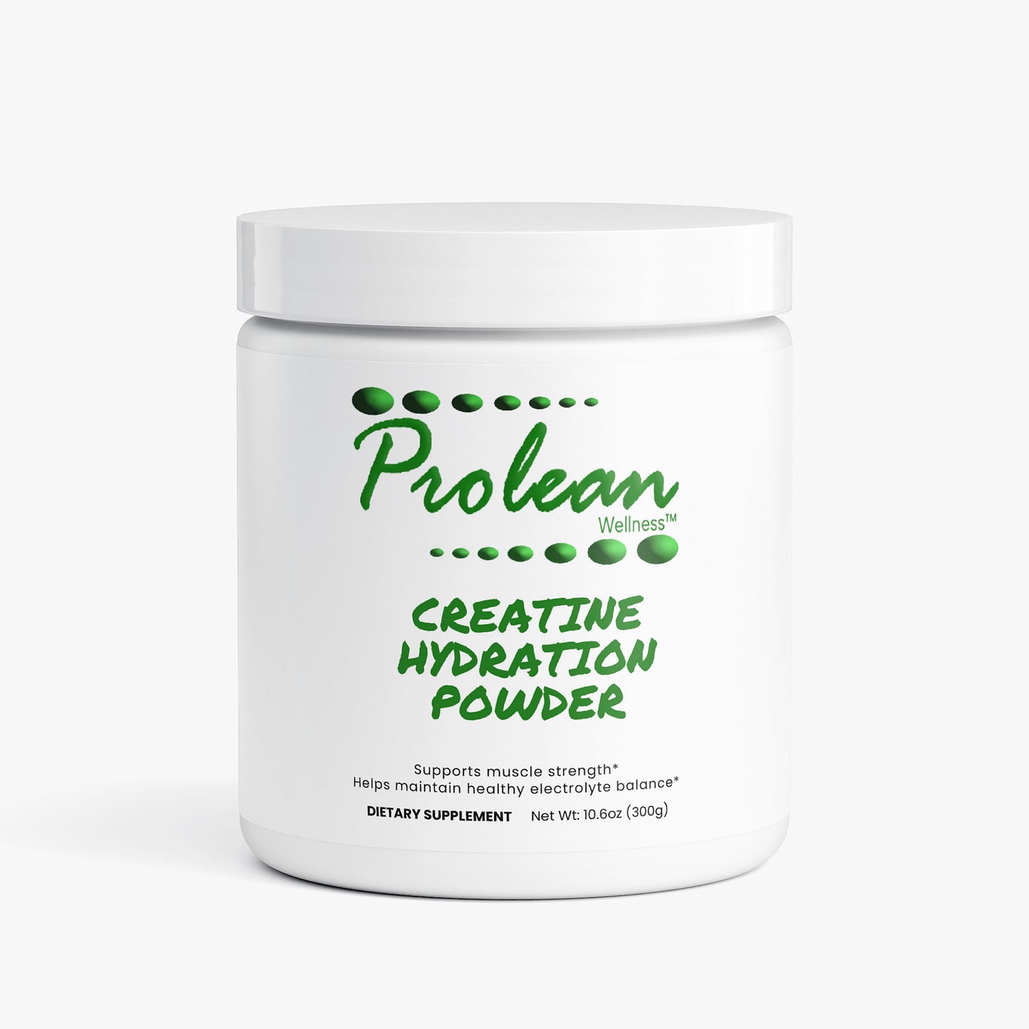 Prolean Creatine Hydration Powder - Front