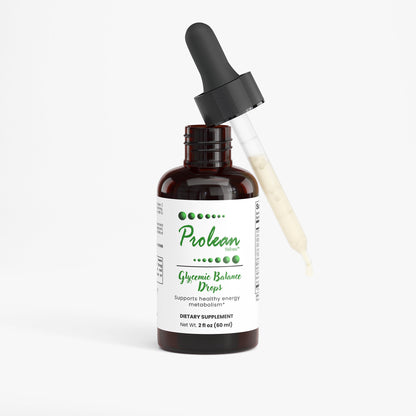Prolean Glycemic Balance Drops - Front with Supplements