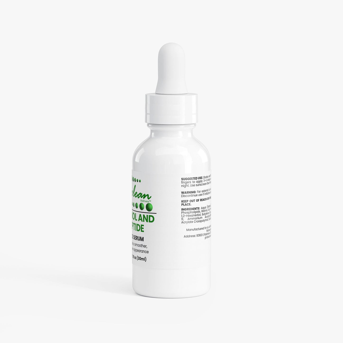 Prolean Retinol Peptide Face Serum - Front