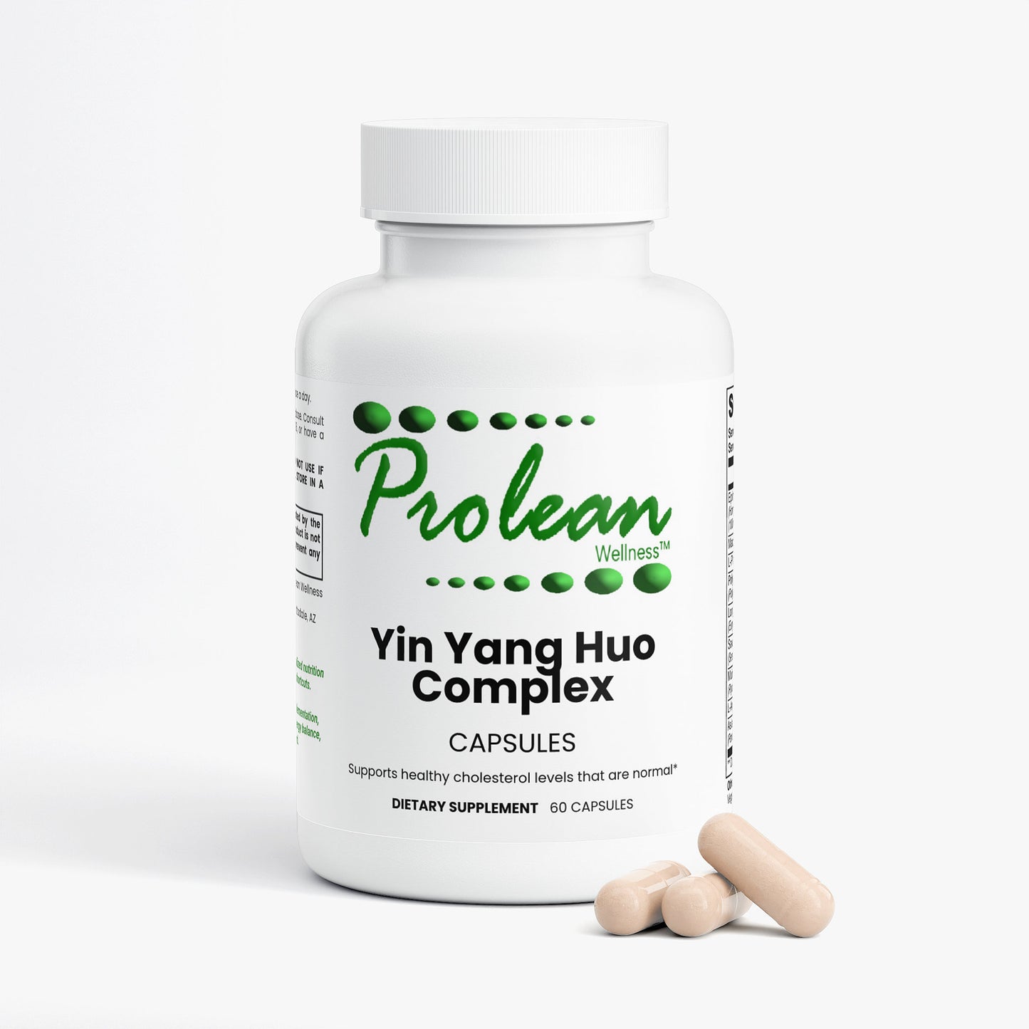 Prolean Yin Yang Huo Complex - Front with Supplements
