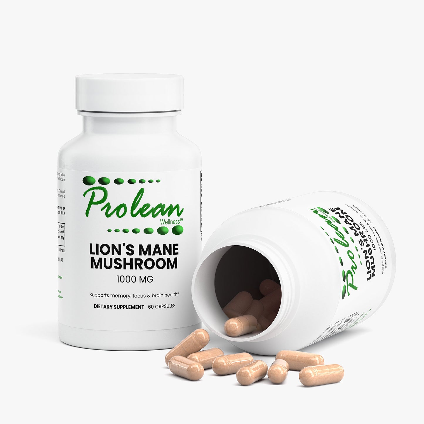 Prolean Lions Mane Mushroom - Product Display