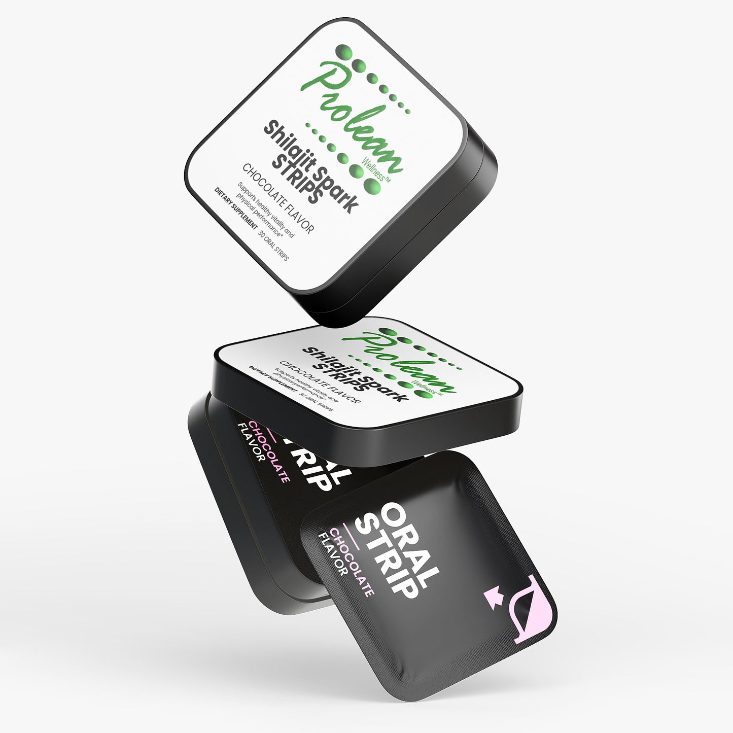 Prolean Shilajit Spark Strips - Multi Product Display