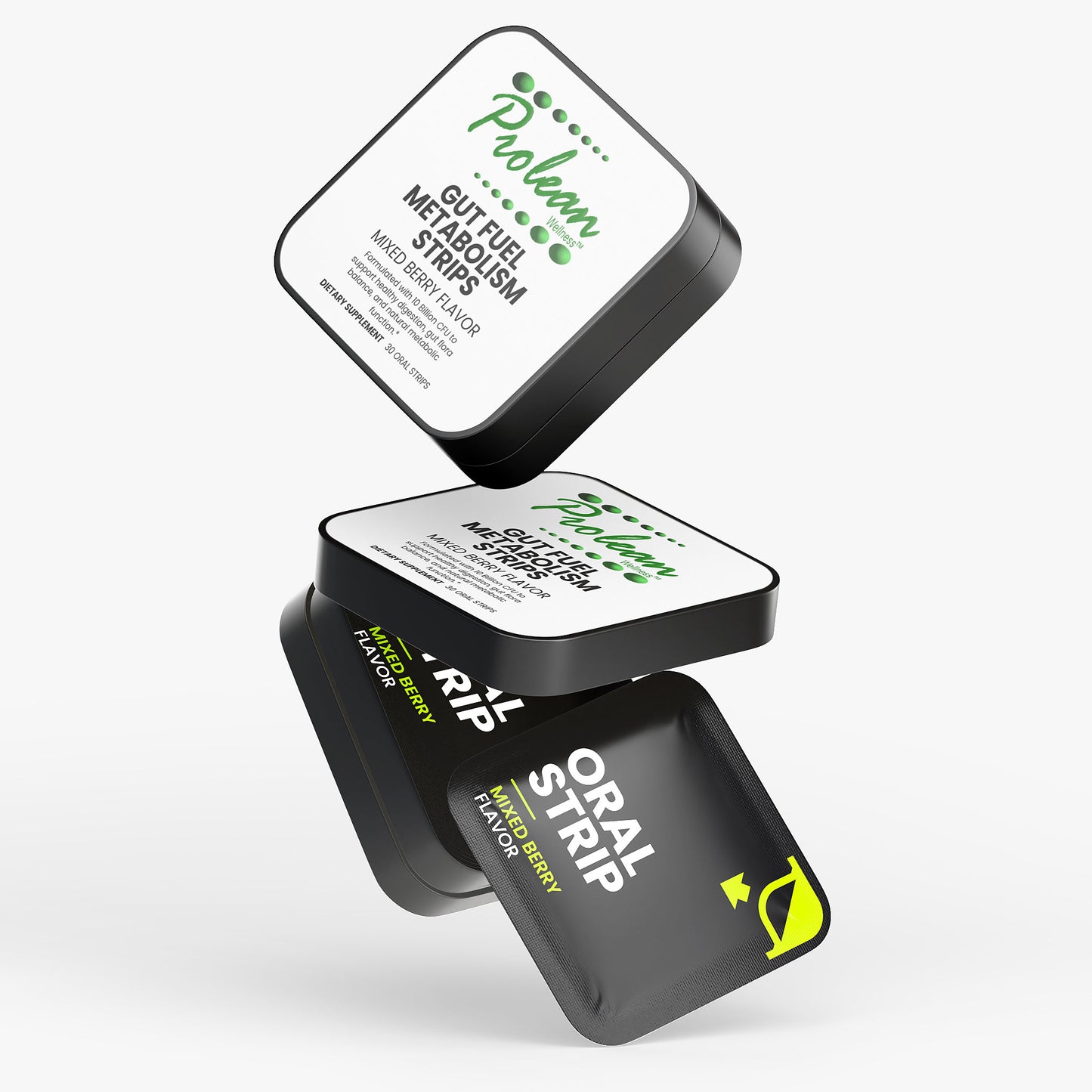 Prolean Gut Fuel Metabolism Strips - Multi Product Display
