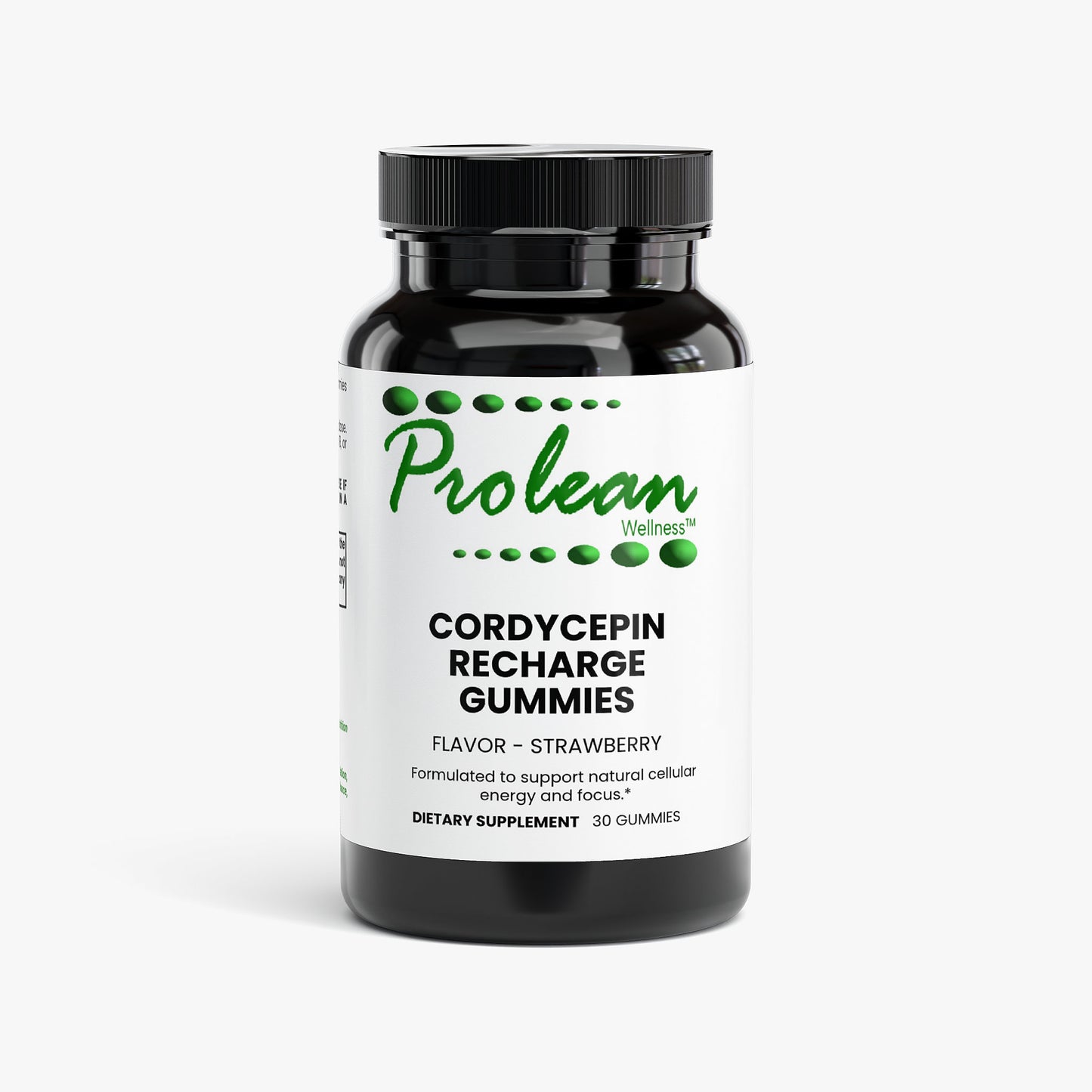 Prolean Cordycepin Recharge Gummies - Front