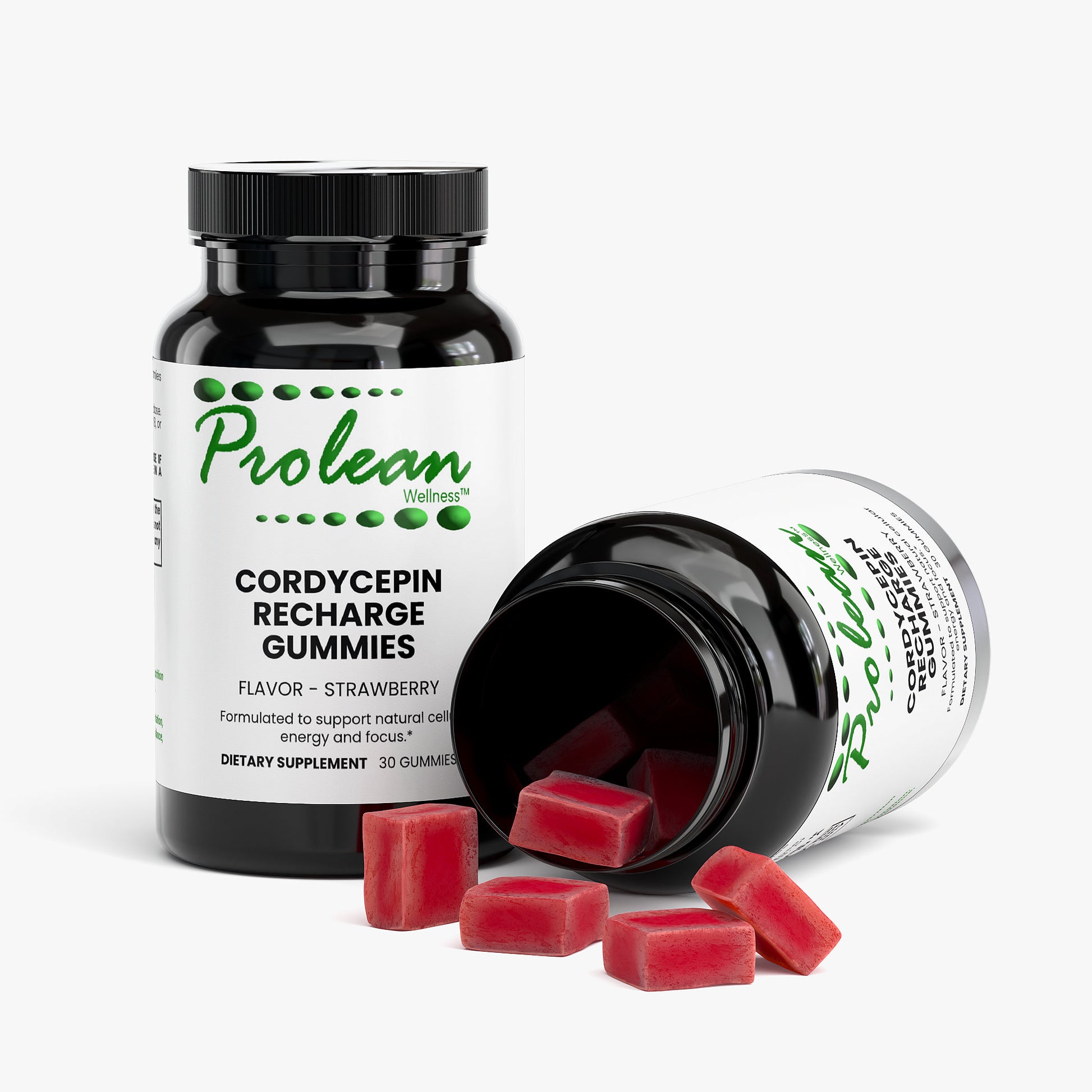 Prolean Cordycepin Recharge Gummies - Product Display