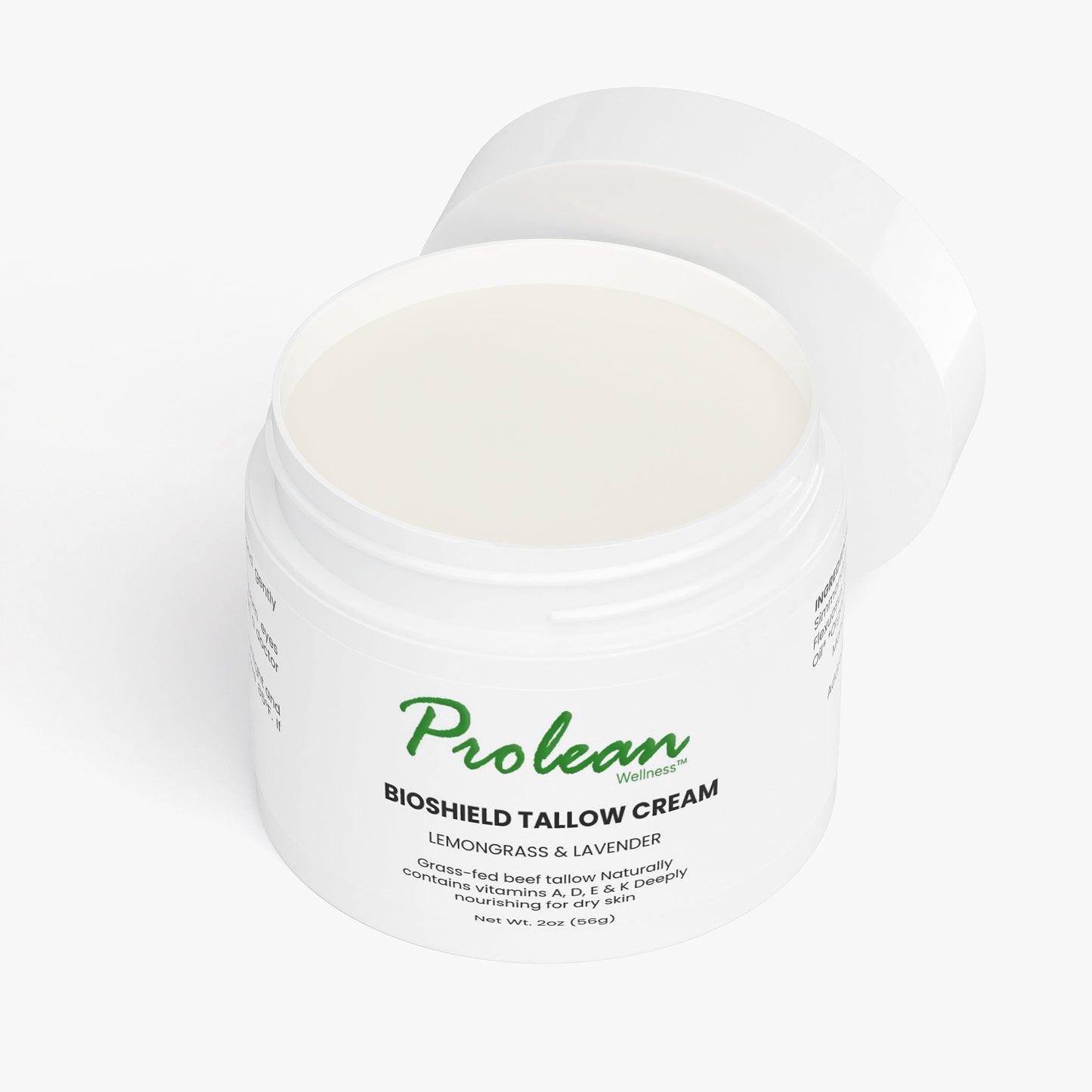 Prolean Bioshield Tallow Cream Lemongrass Lavender - Product Display