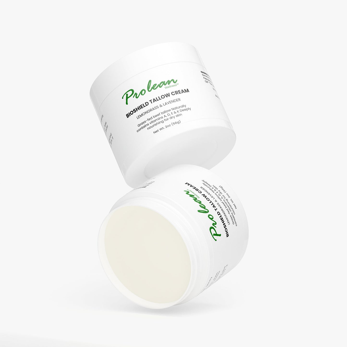 Prolean Bioshield Tallow Cream Lemongrass Lavender - Label Detail