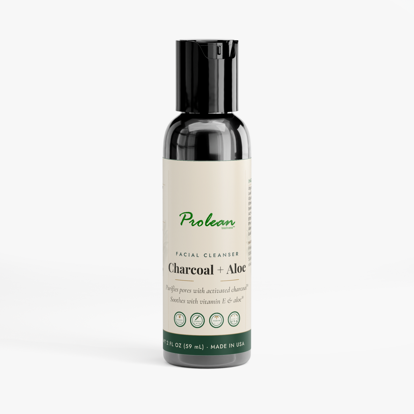 Prolean Charcoal Facial Cleanser
