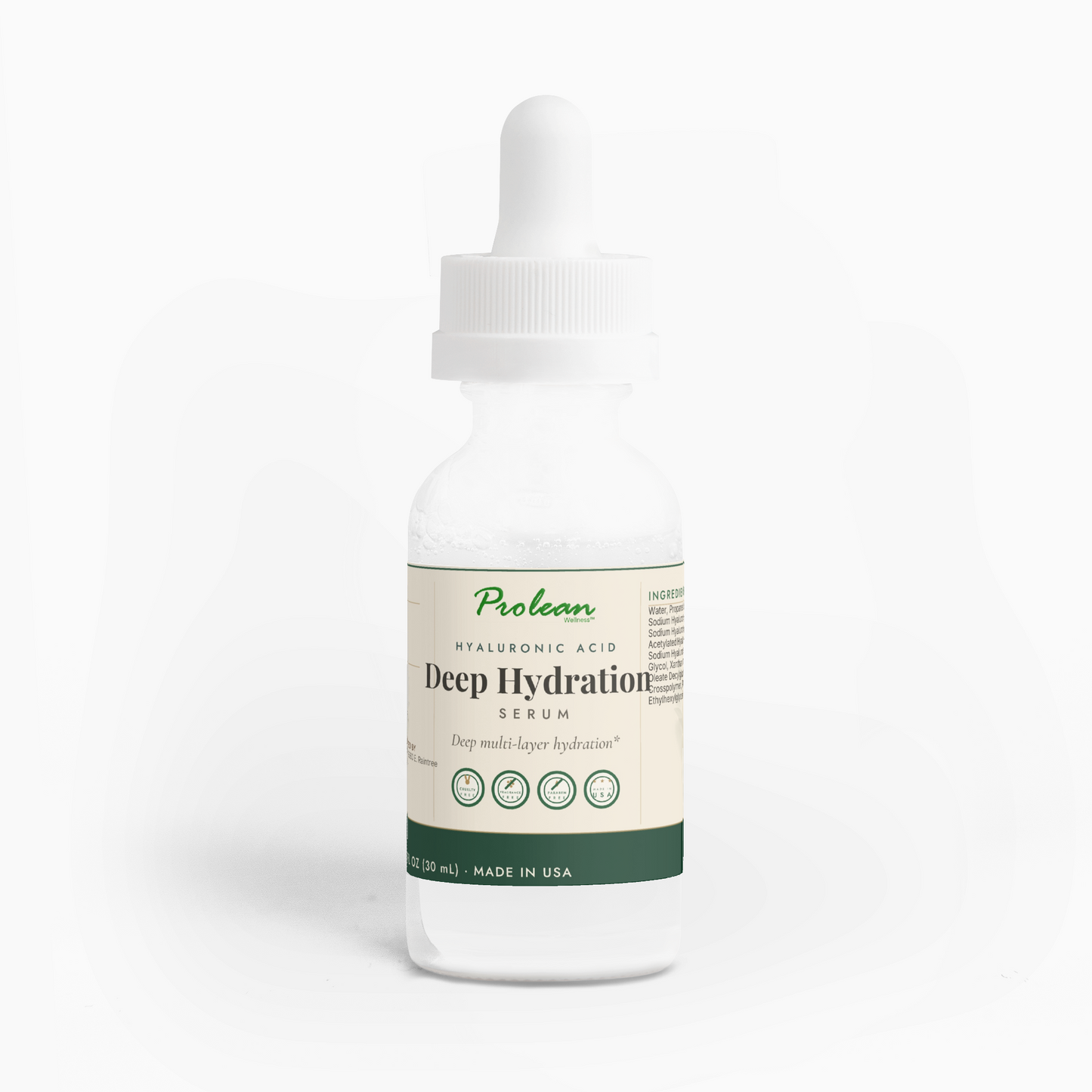 Prolean Deep Hydration Serum (with Hyaluronic Acid)