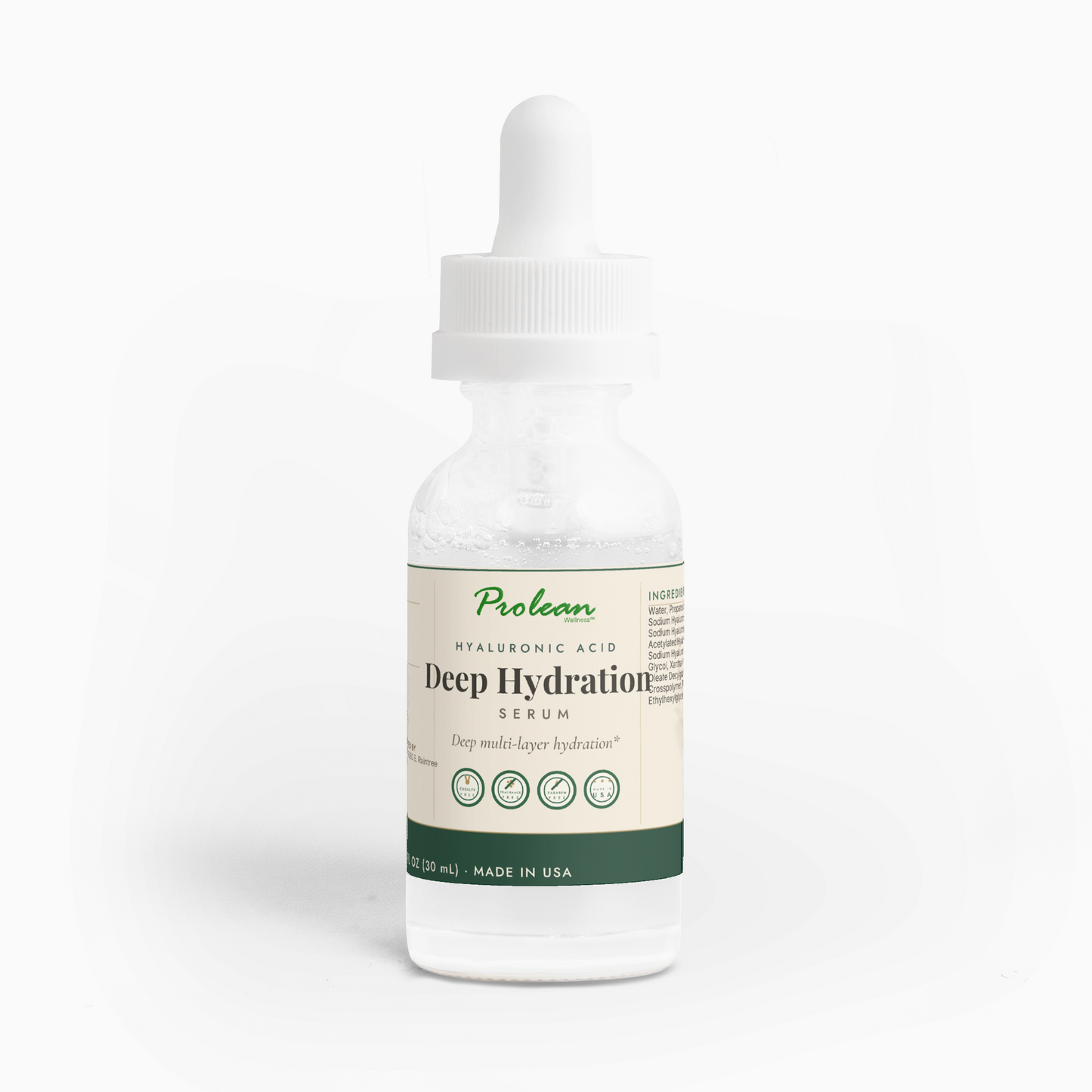 Prolean Deep Hydration Serum (with Hyaluronic Acid)
