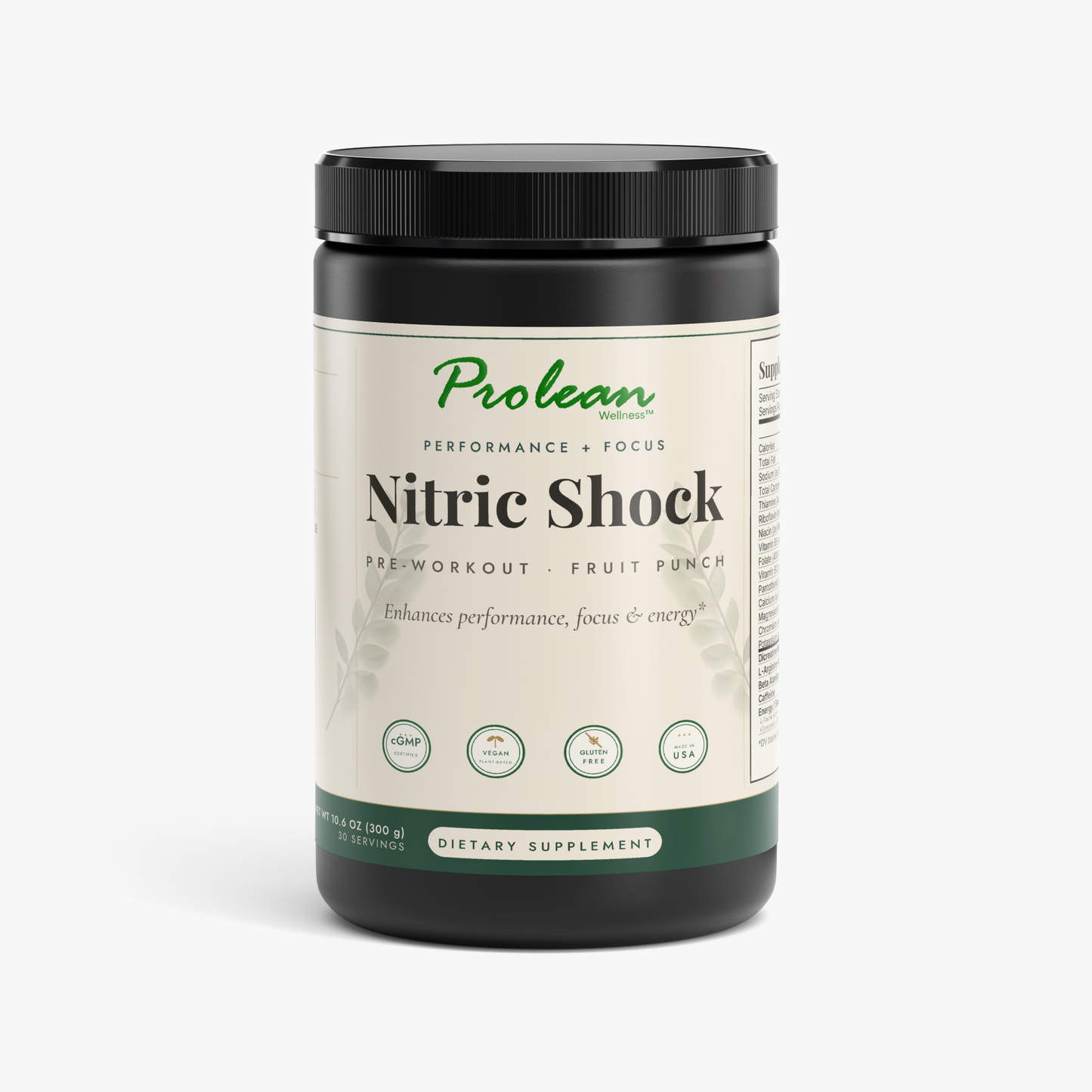 Nitric Shock Pre-Workout Powder (Fruit Punch)