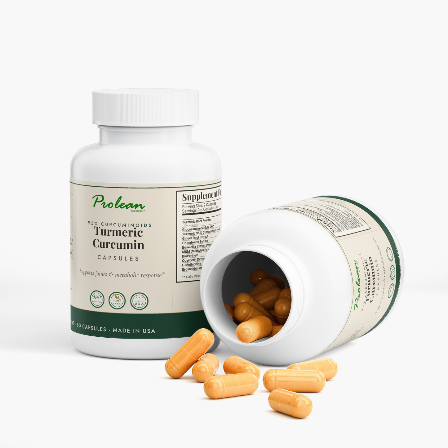 Turmeric Curcumin with BioPerine® (95% Curcuminoids Complex)