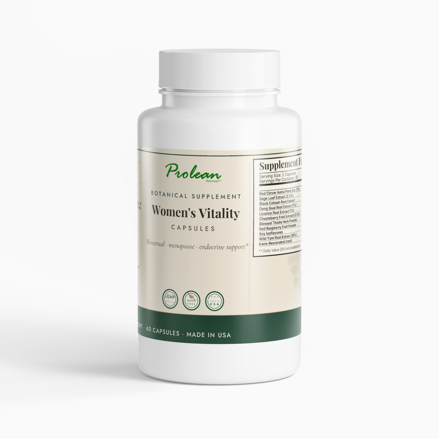 Women's Vitality Botanical Supplement