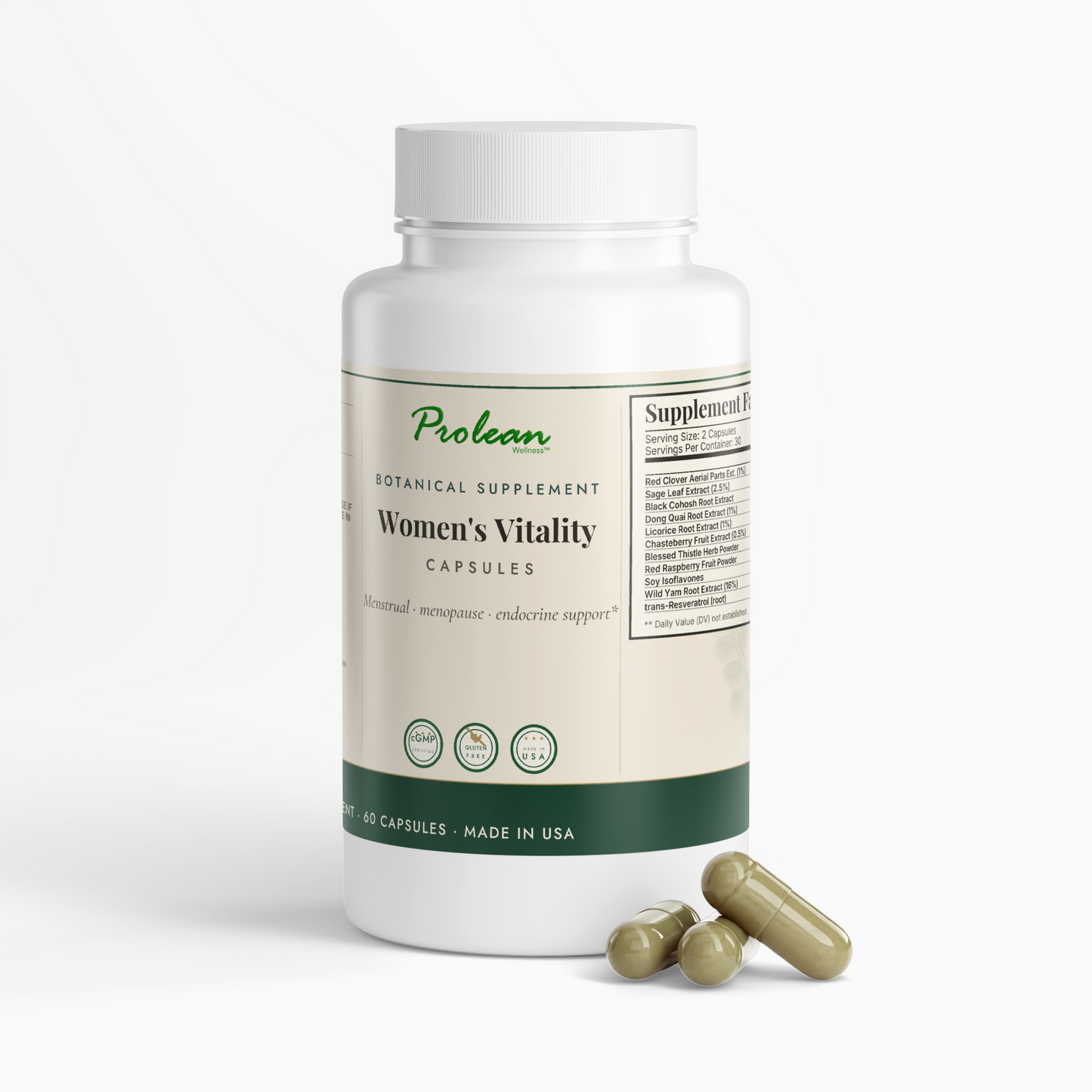 Women's Vitality Botanical Supplement