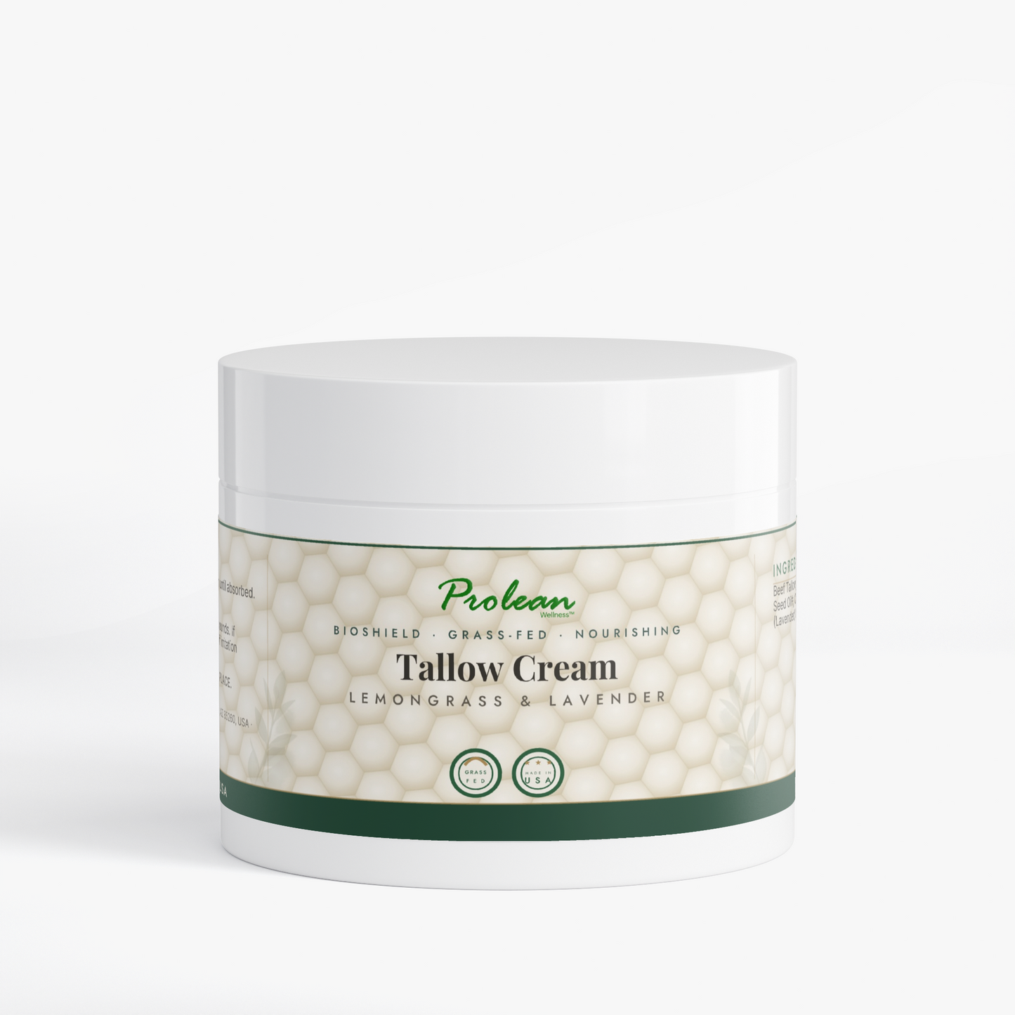 Bioshield Tallow Cream (Lemongrass & Lavender)