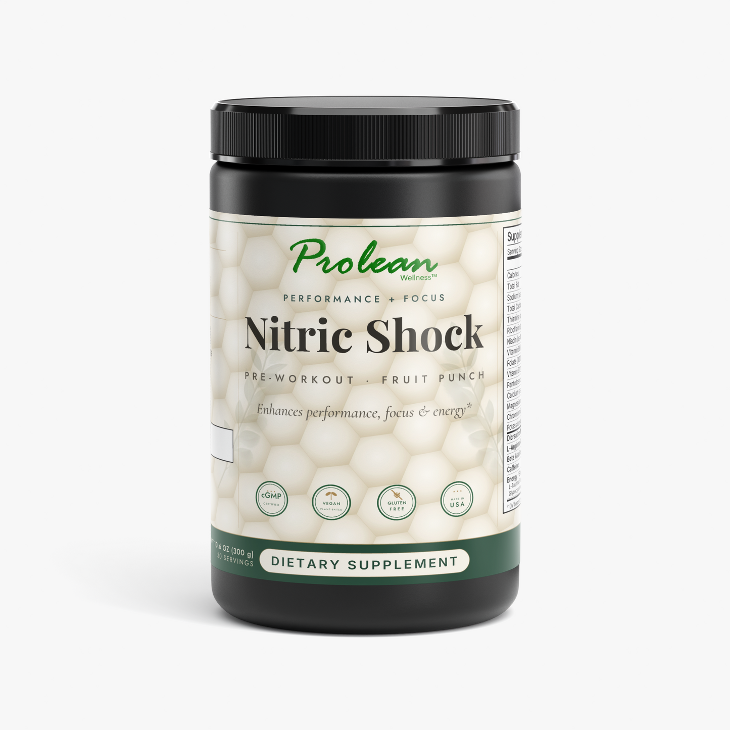 Nitric Shock Pre-Workout Powder (Fruit Punch)