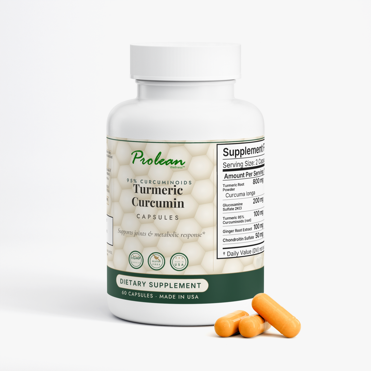 Turmeric Curcumin with BioPerine® (95% Curcuminoids Complex)