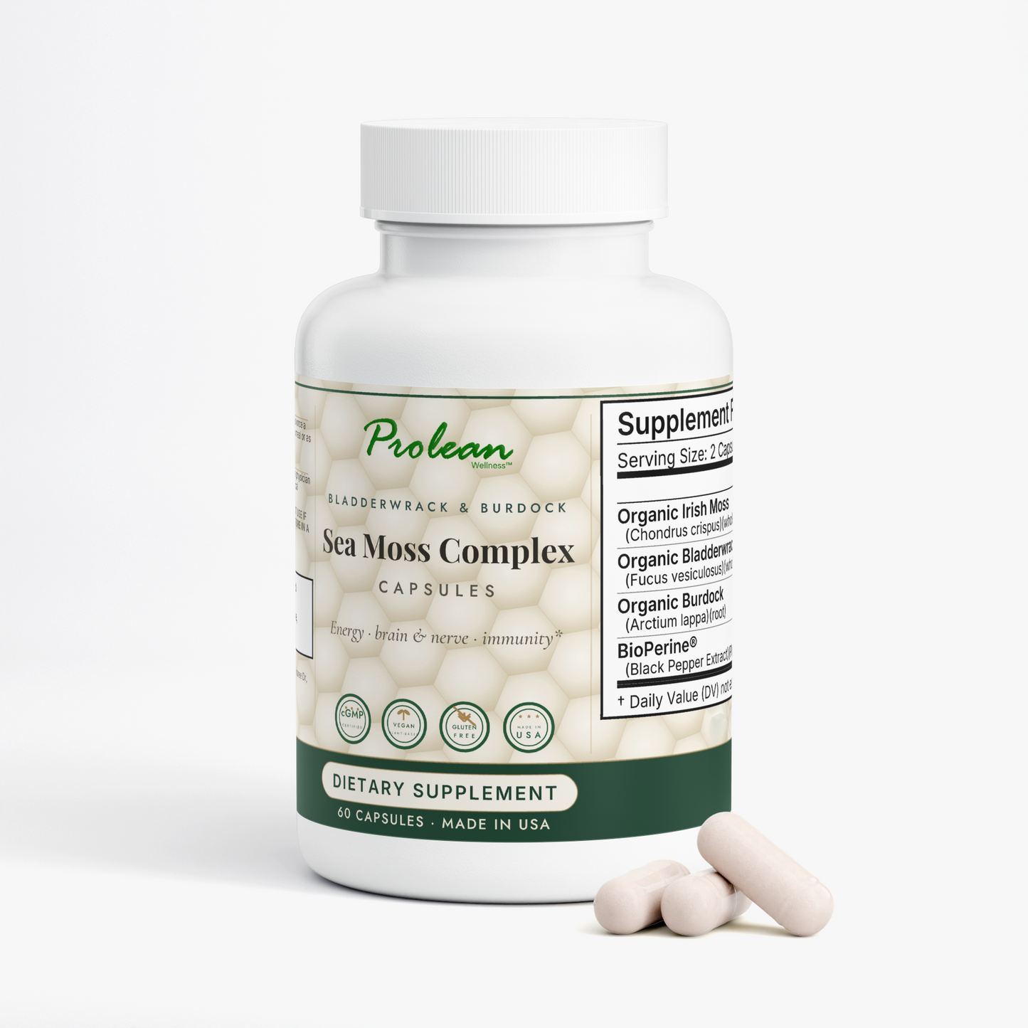 Sea Moss Complex (With Bladderwrack & Bioperine)