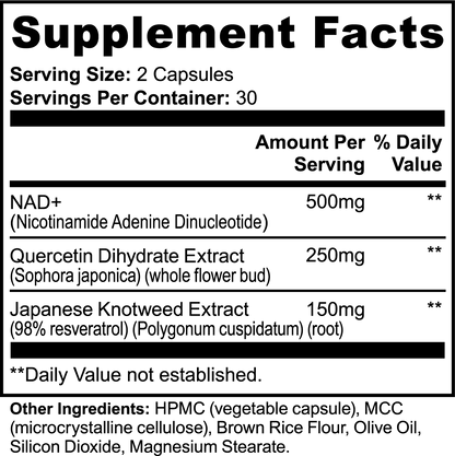 Prolean NAD+ - Ingredients