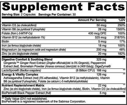Digestive Comfort & Nutrient Complex