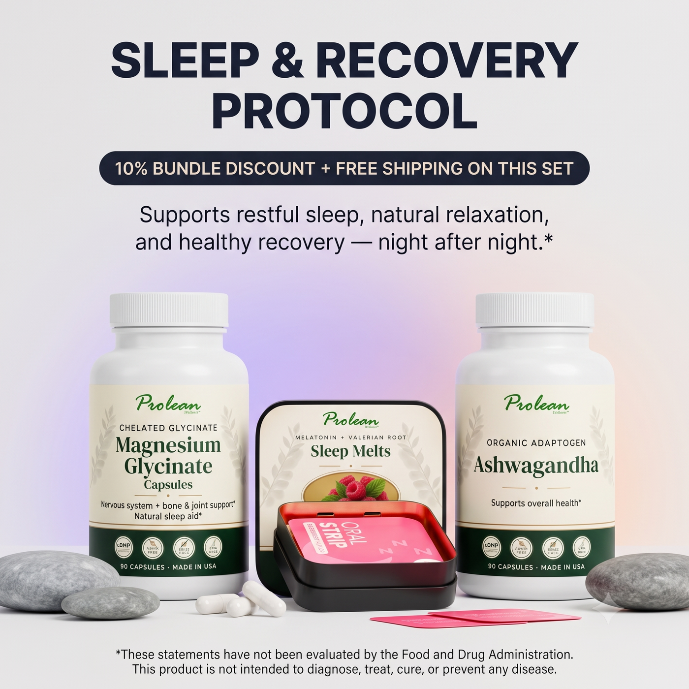 Sleep and recovery evening routine