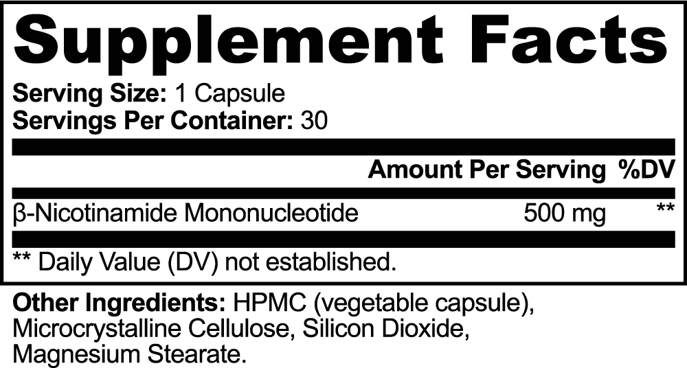 Prolean NMN - Ingredients